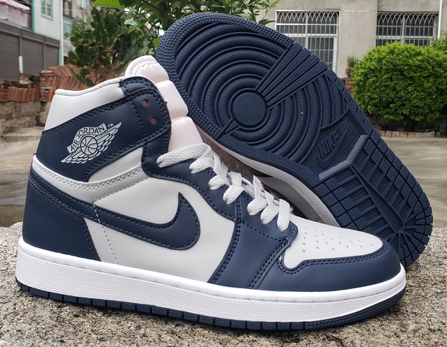 Women Jordan Shoes 1 Grade AAA 85 Georgetown [Women Cheap Jordans 1 17]